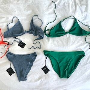 Lot of 4 Unworn Skatie Bikinis – Multiple Styles, Colors & Sizes